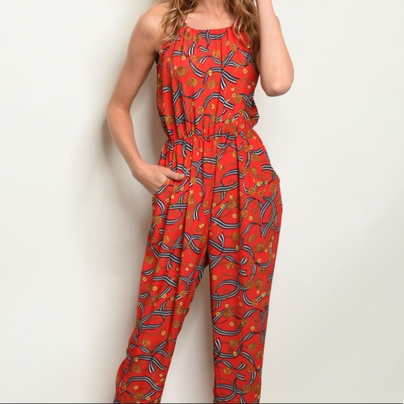 ⚡️BEST SELLER ⚡️RED- JUMPSUIT - Picture 2 of 3